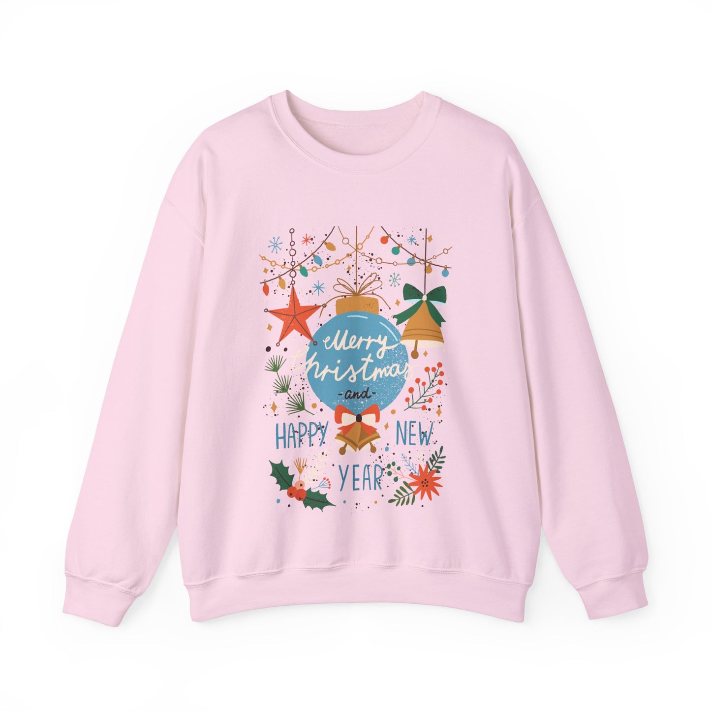 Merry Christmas & happy new year  Unisex Heavy Blend™ Crewneck Sweatshirt