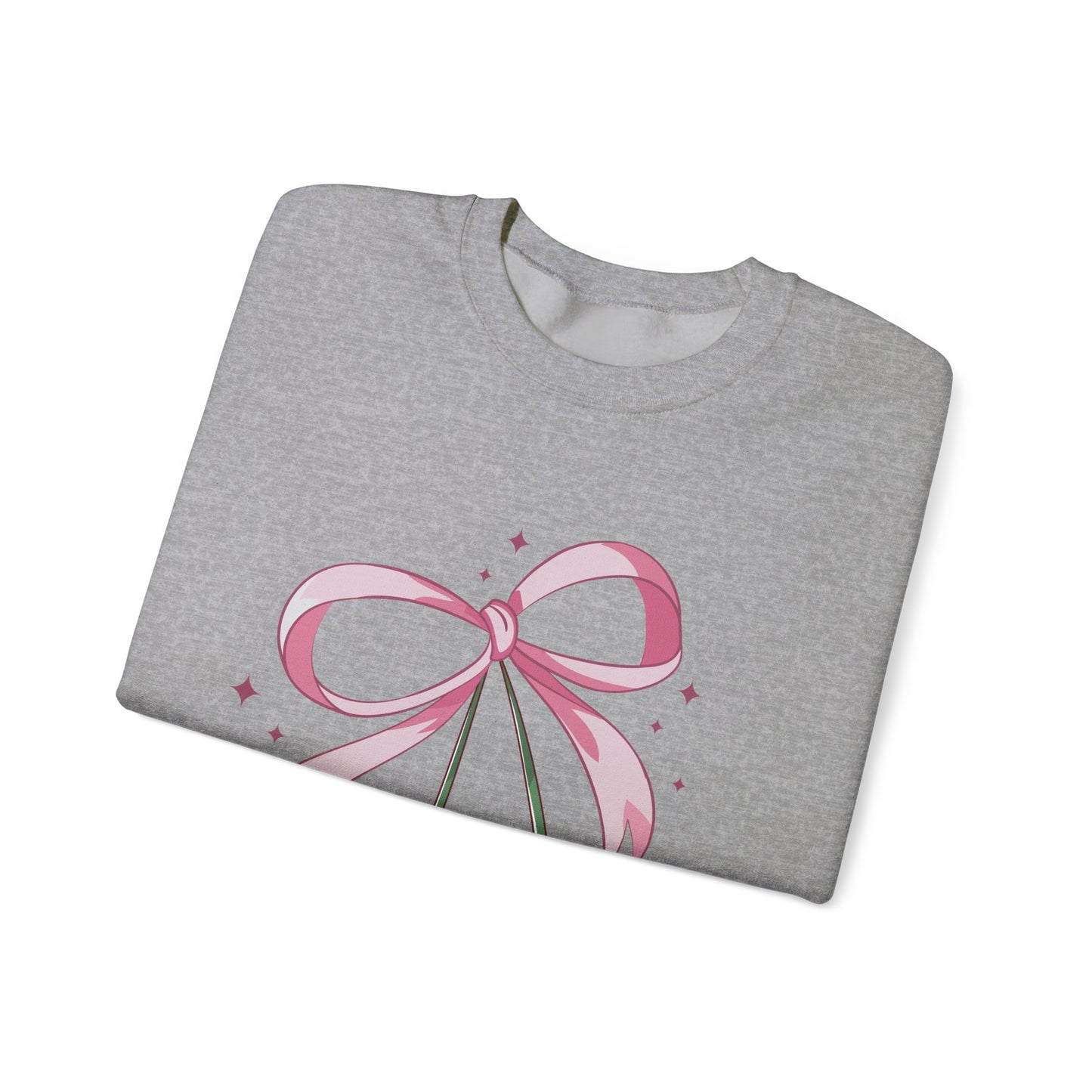 Cute Cherry Bow Unisex Heavy Blend™ Crewneck Sweatshirt