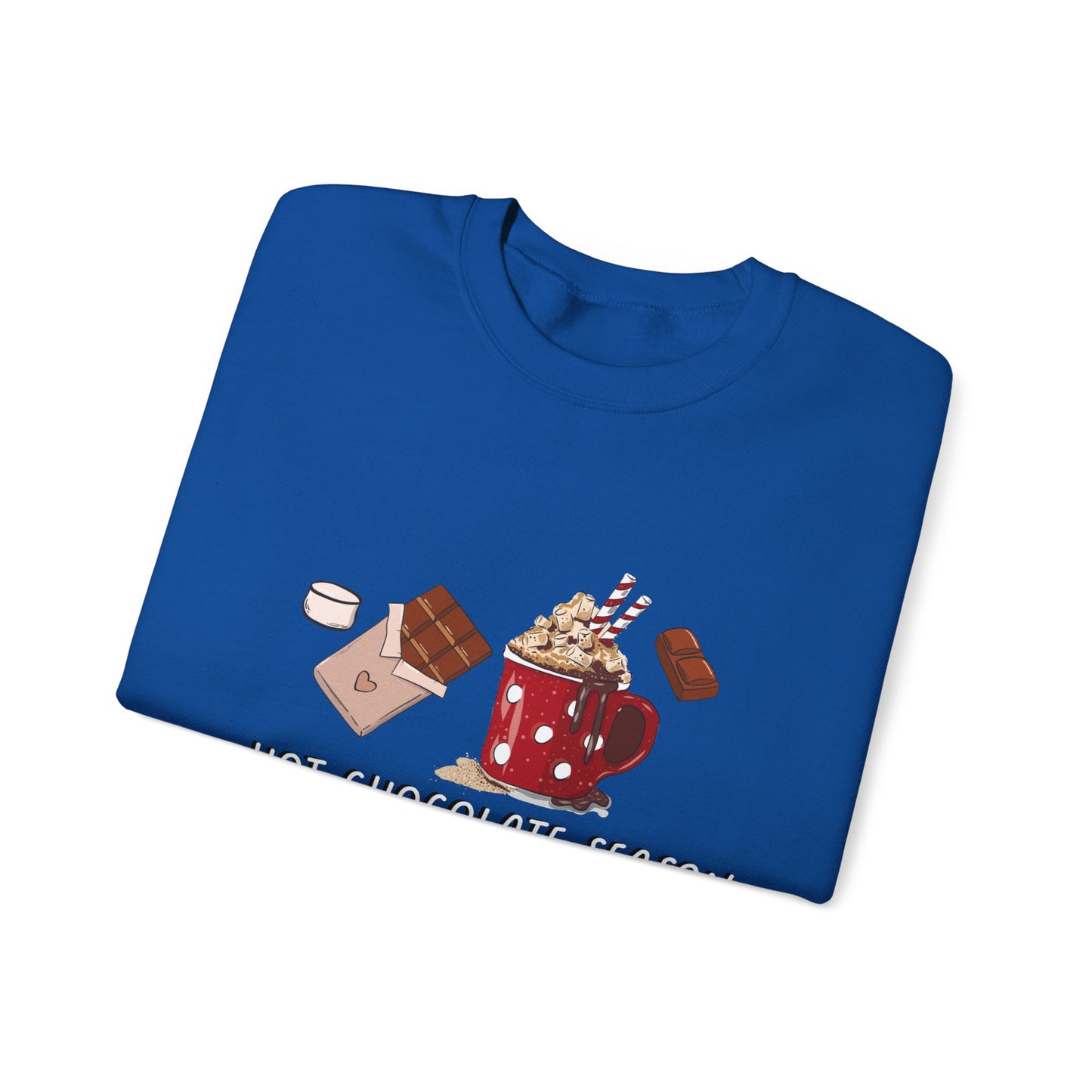 Hot Chocolate Season Unisex Heavy Blend™ Crewneck Sweatshirt