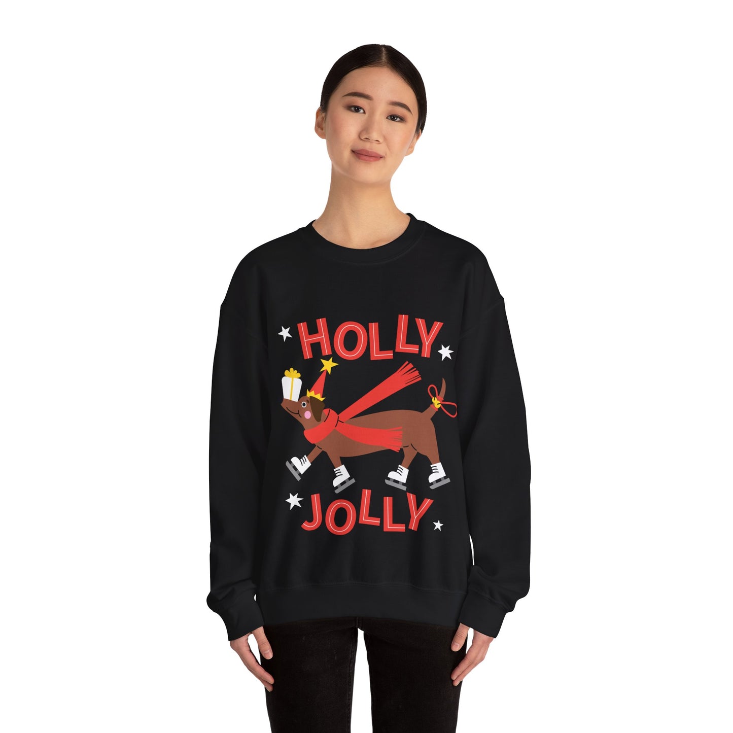 Holly Jolly Unisex Heavy Blend™ Crewneck Sweatshirt