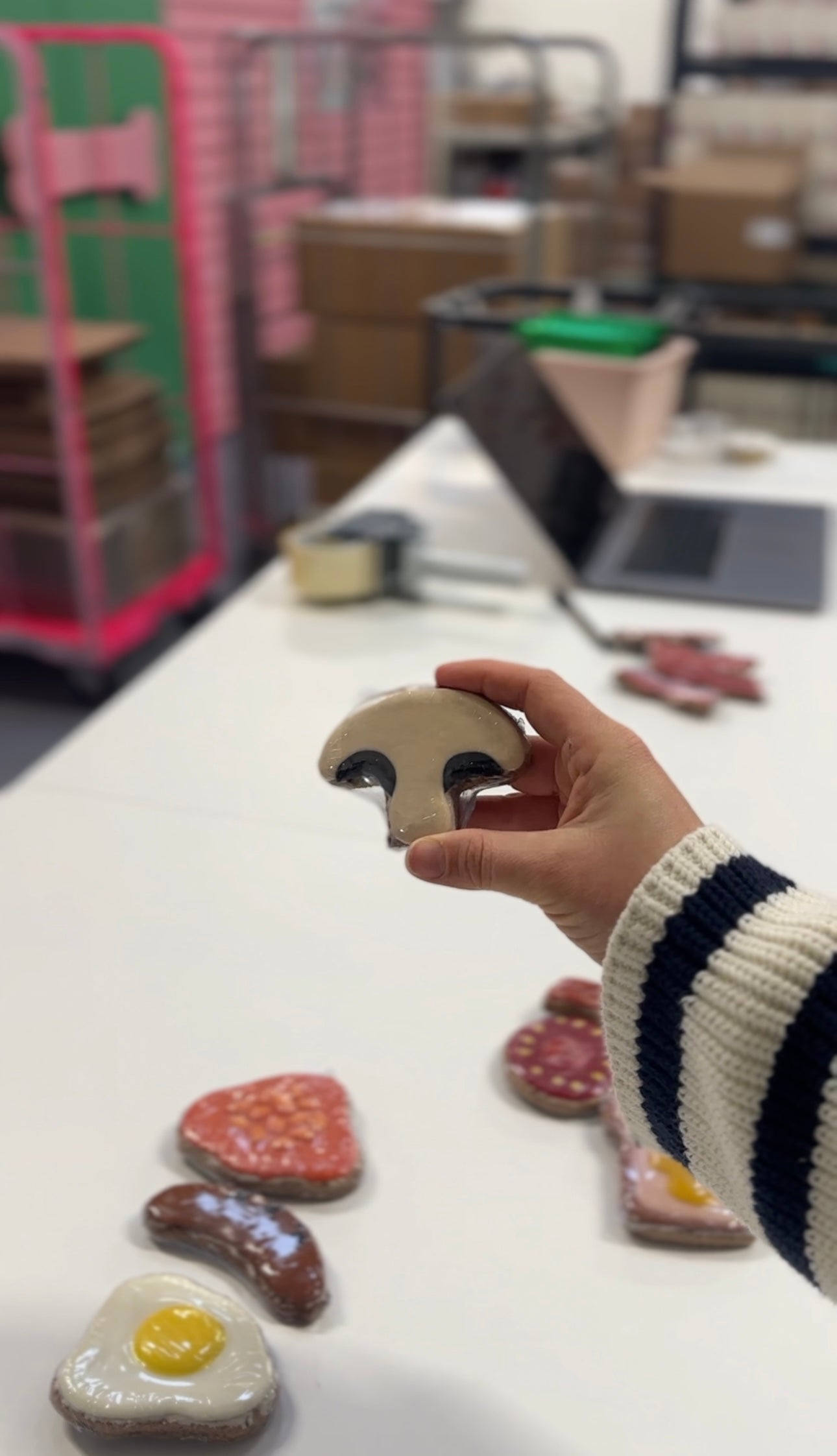 Wonky Wednesday mushroom dog biscuit
