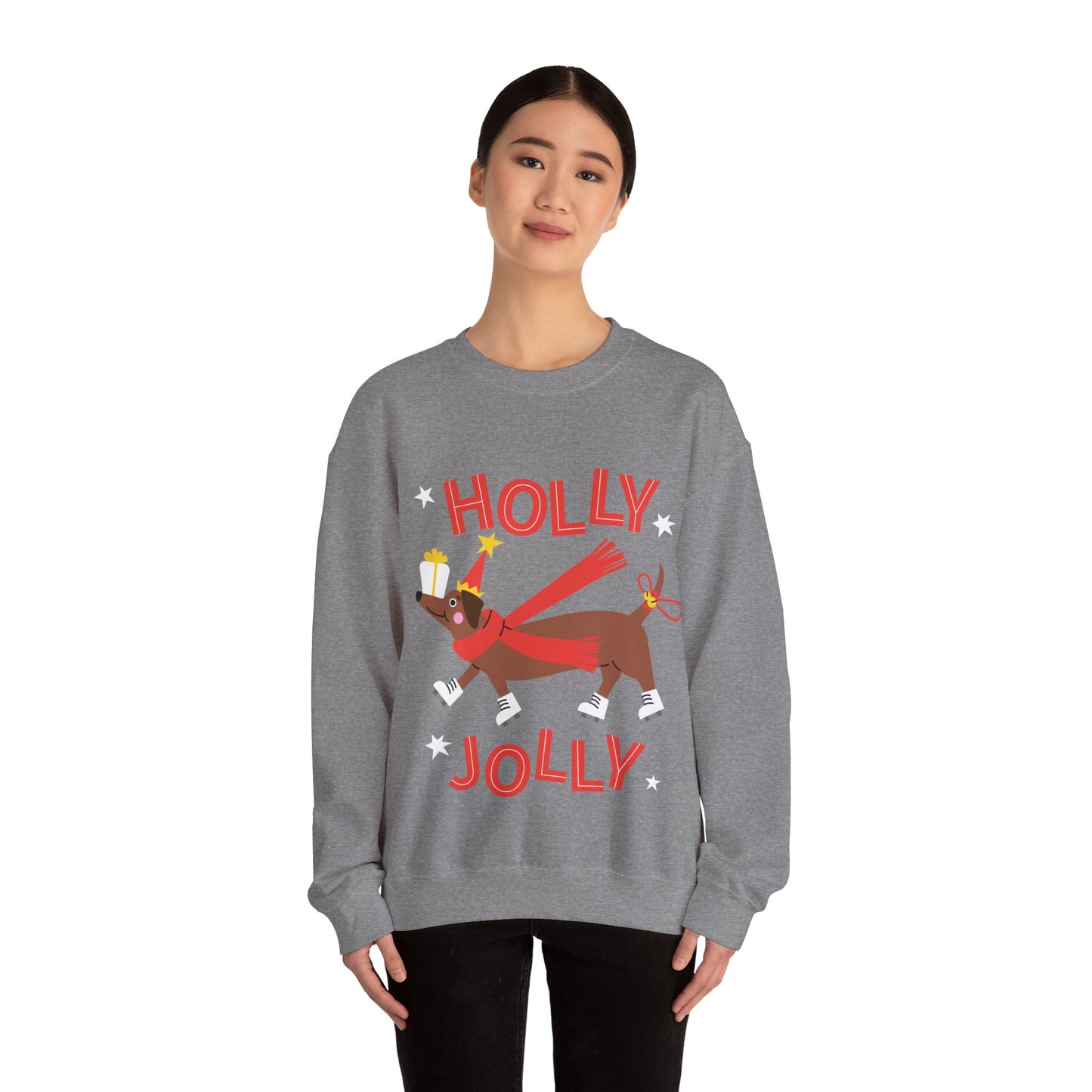 Holly Jolly Unisex Heavy Blend™ Crewneck Sweatshirt