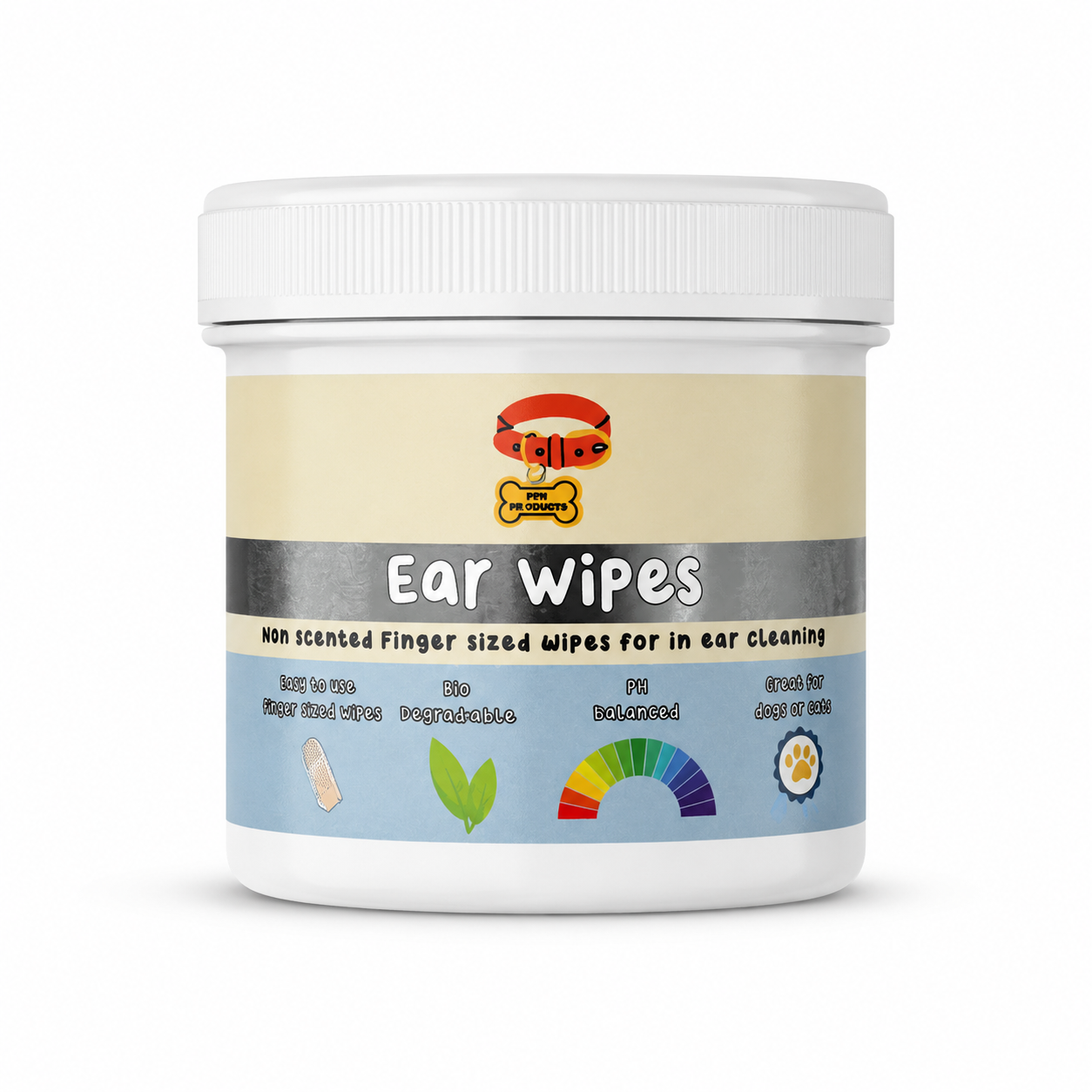 Ear Wipes - non scented finger sized