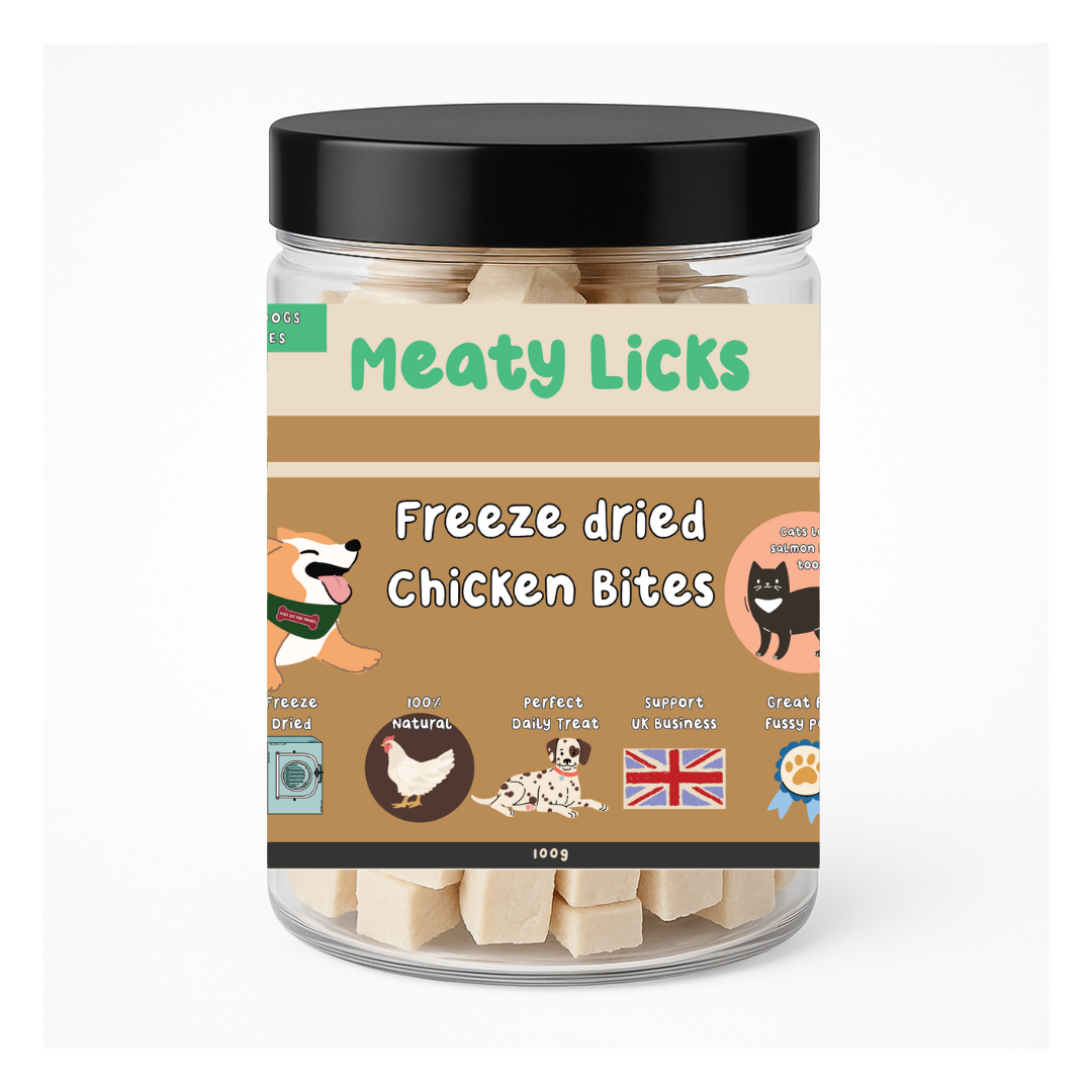 Freeze-Dried Chicken Bites (PRE-ORDER despatch beginning of August)