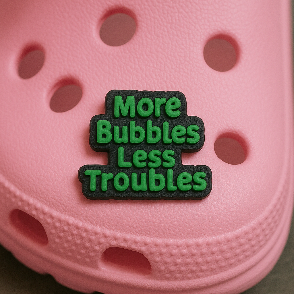 Meaty Bubbles Croc Charms (4 pieces) PRE_ORDER despatch September