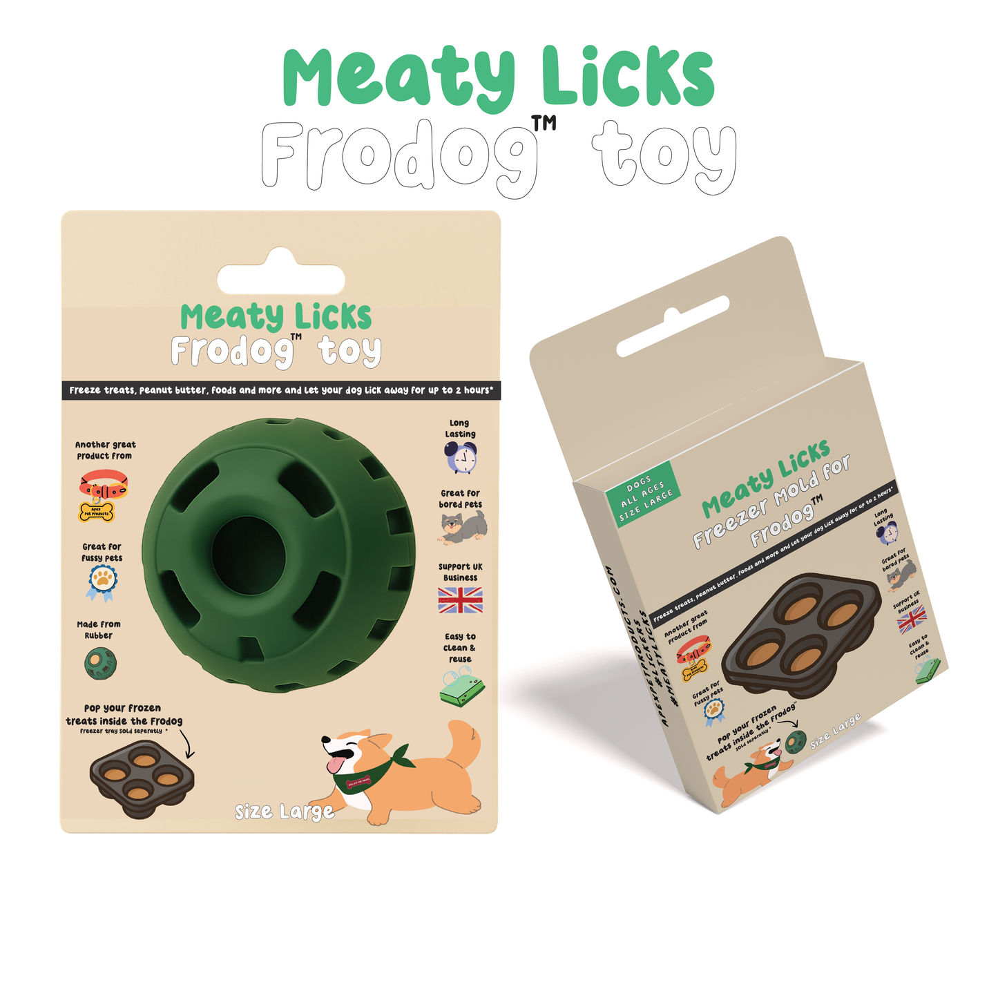 Frodog by Meaty Licks - size large - pre-order despatch end of August