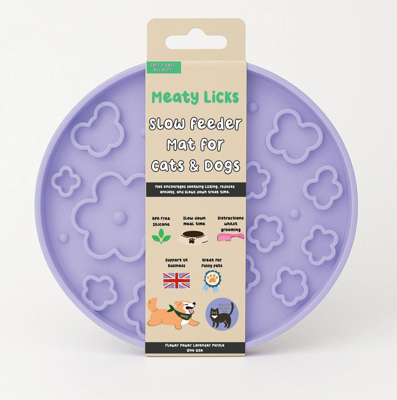 Flower Power slow feeder - lavender (pre order despatch in May)