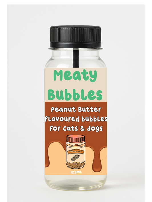 Meaty Bubbles Peanut Butter 125ml