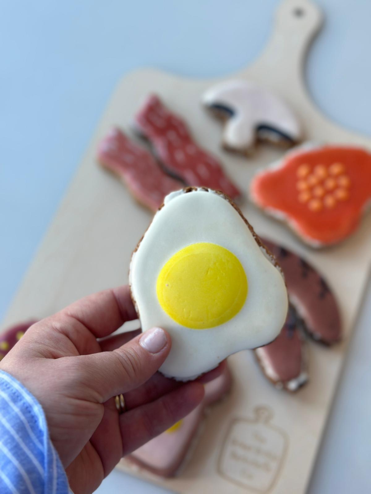 Fry up barkuterie dog biscuit board