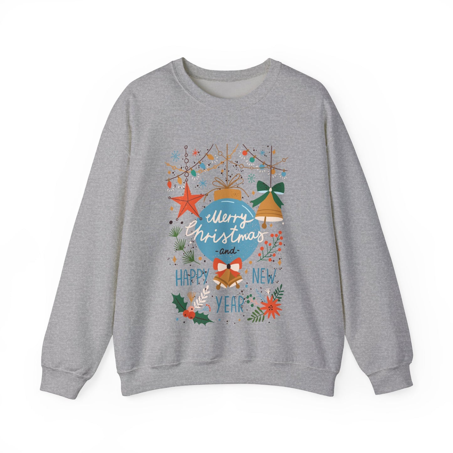 Merry Christmas & happy new year  Unisex Heavy Blend™ Crewneck Sweatshirt