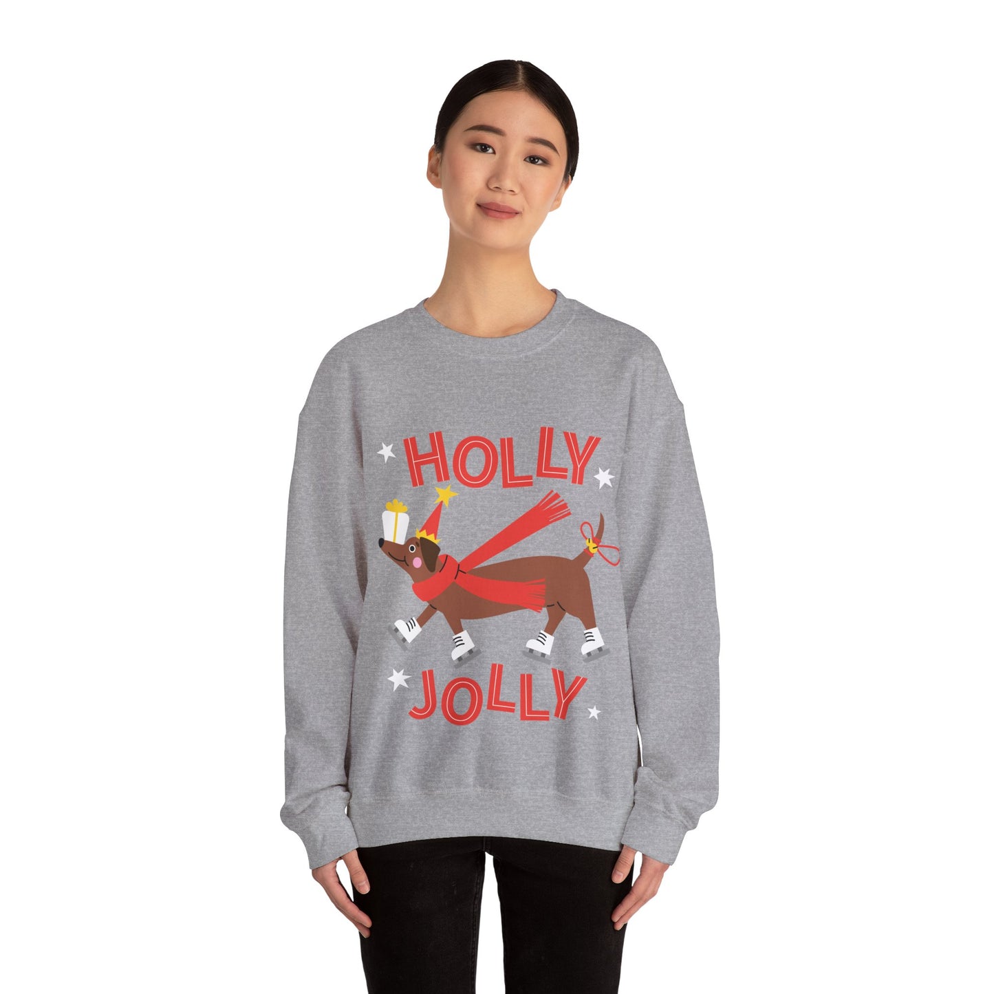 Holly Jolly Unisex Heavy Blend™ Crewneck Sweatshirt