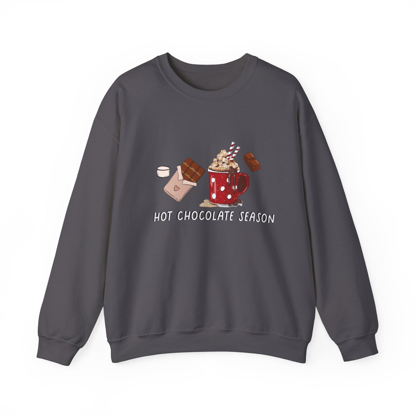 Hot Chocolate Season Unisex Heavy Blend™ Crewneck Sweatshirt