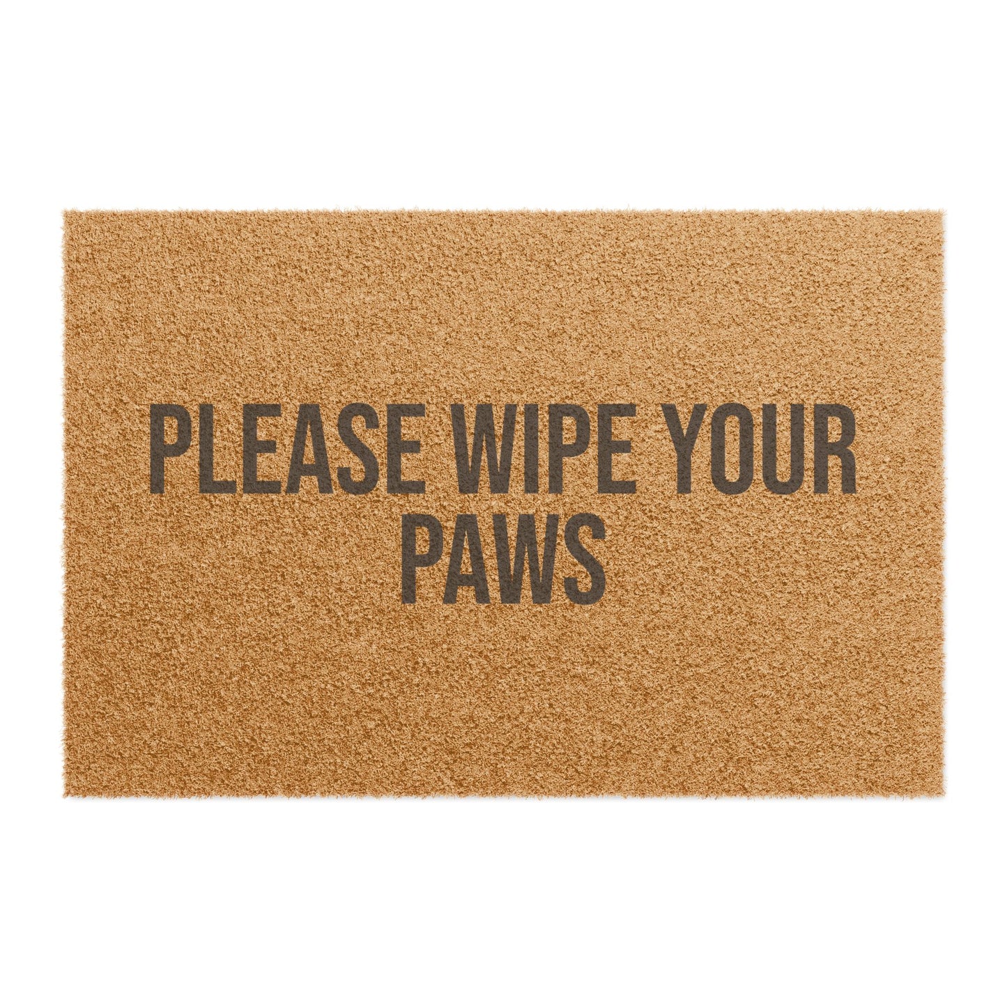 Please wipe your paws Doormat