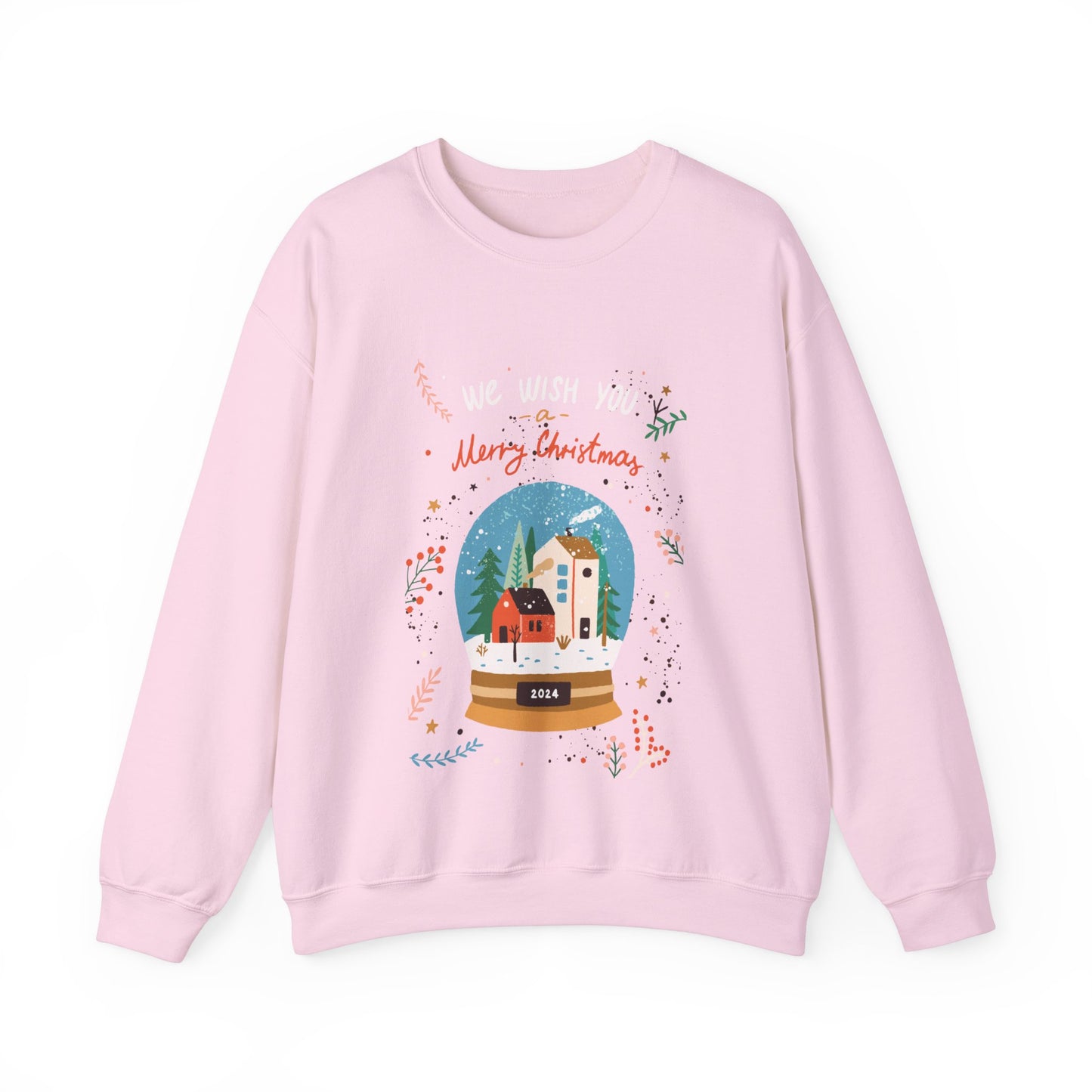 Merry Christmas Snow globe  Unisex Heavy Blend™ Crewneck Sweatshirt