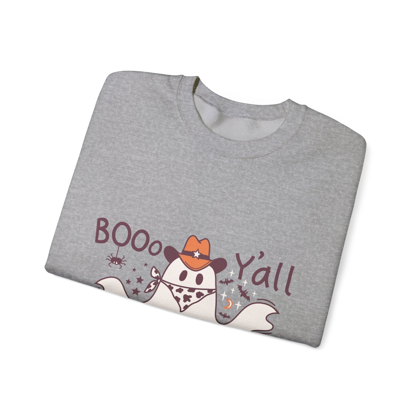 Booo Yall' Unisex Heavy Blend™ Crewneck Sweatshirt