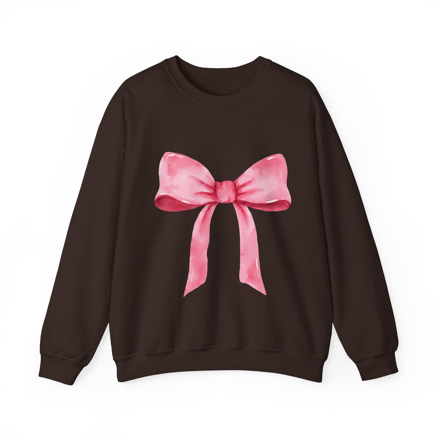 Big pink Bow Unisex Heavy Blend™ Crewneck Sweatshirt