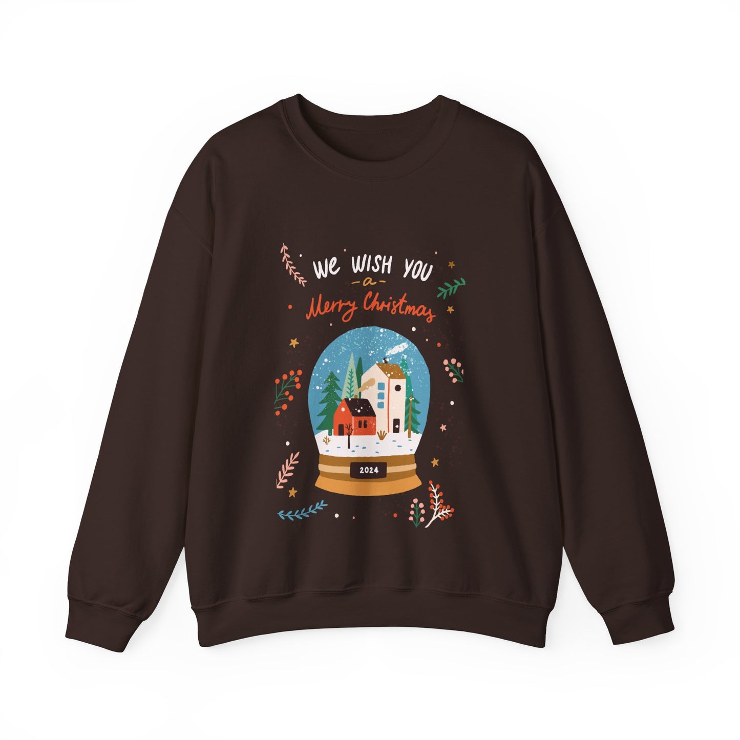 Merry Christmas Snow globe  Unisex Heavy Blend™ Crewneck Sweatshirt