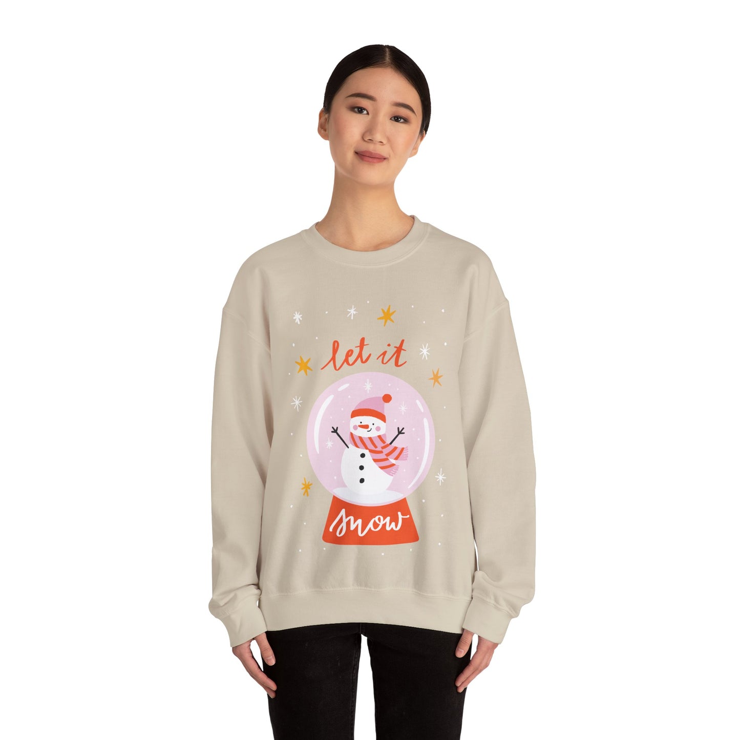 Let it snow  Unisex Heavy Blend™ Crewneck Sweatshirt