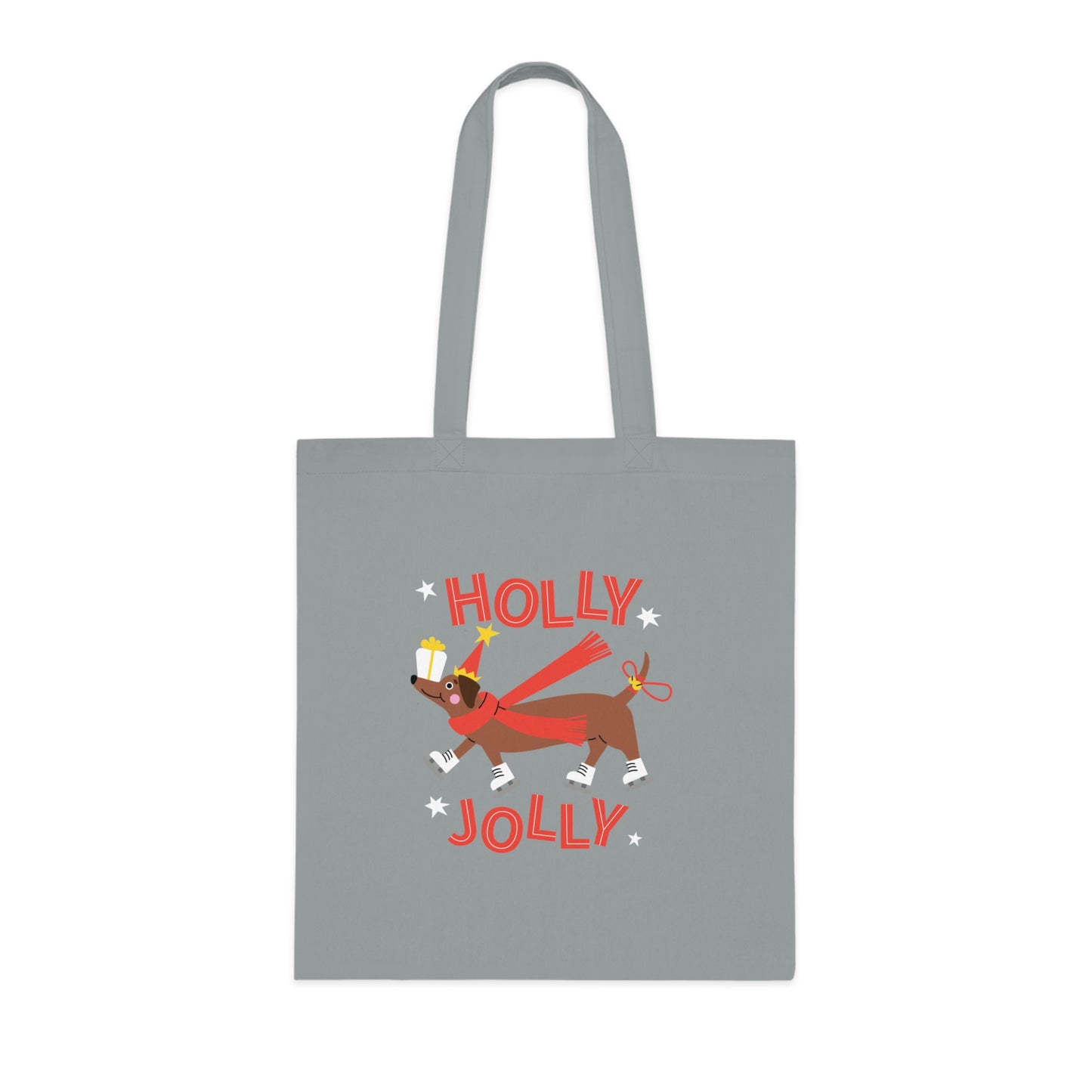 Holly Jolly Cotton Tote