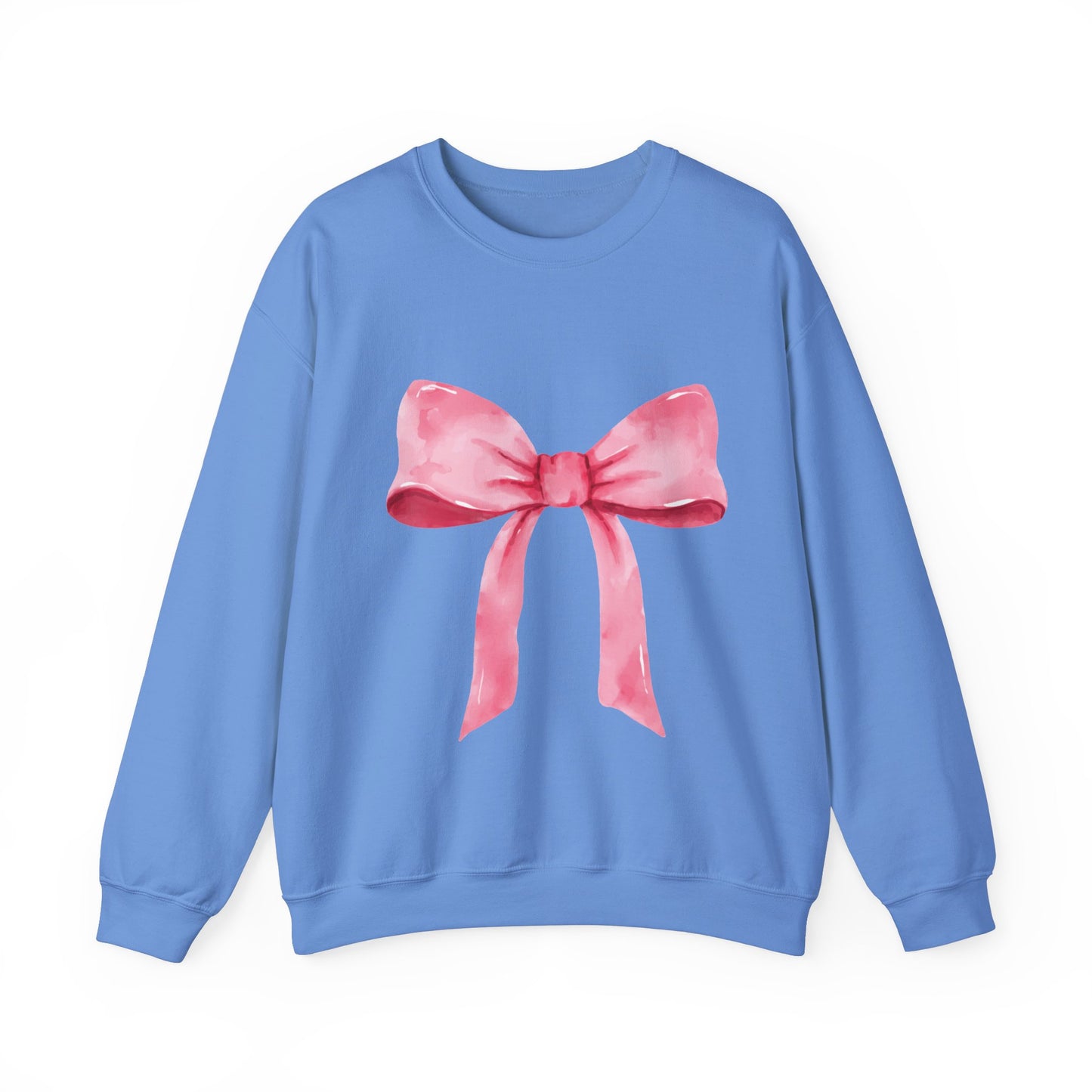 Big pink Bow Unisex Heavy Blend™ Crewneck Sweatshirt