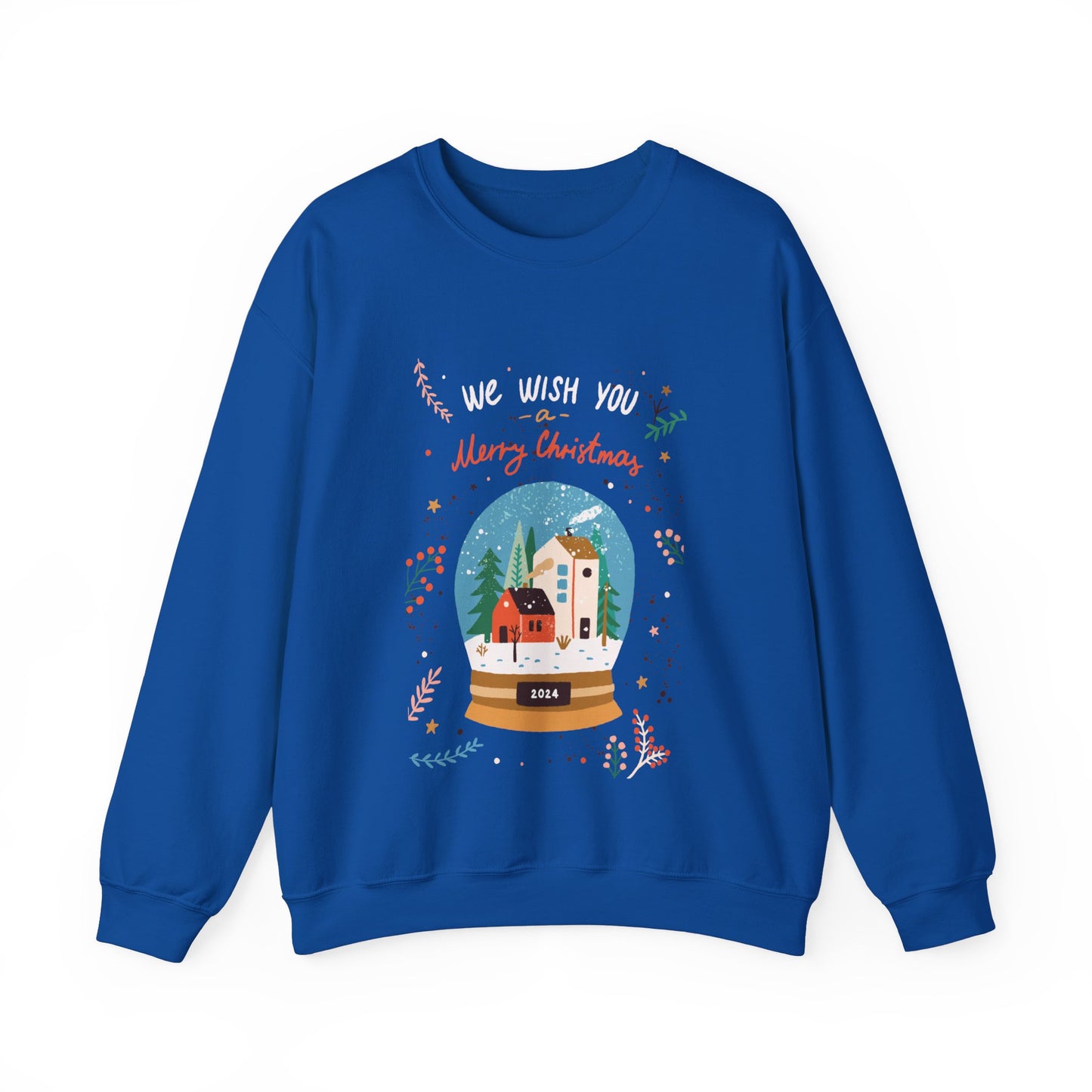 Merry Christmas Snow globe  Unisex Heavy Blend™ Crewneck Sweatshirt