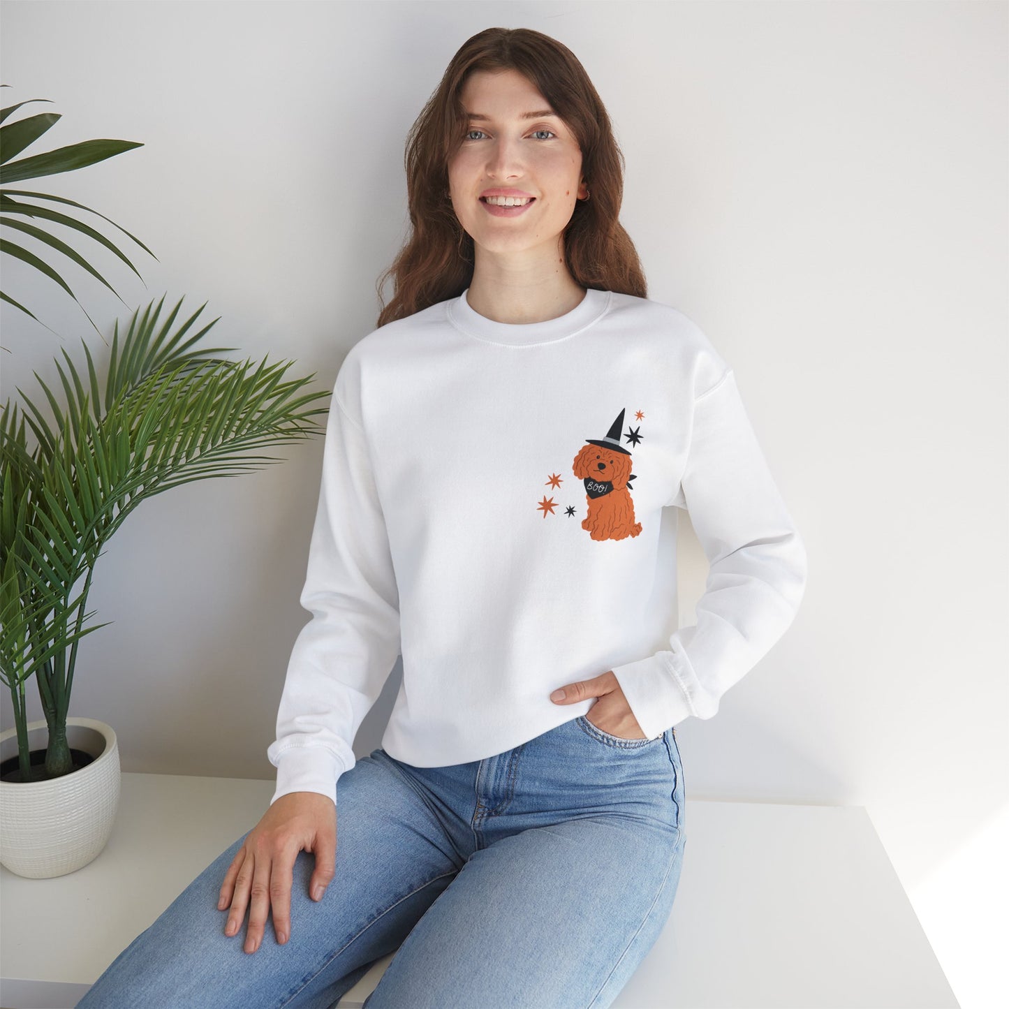 Boo Dog Unisex Heavy Blend™ Crewneck Sweatshirt