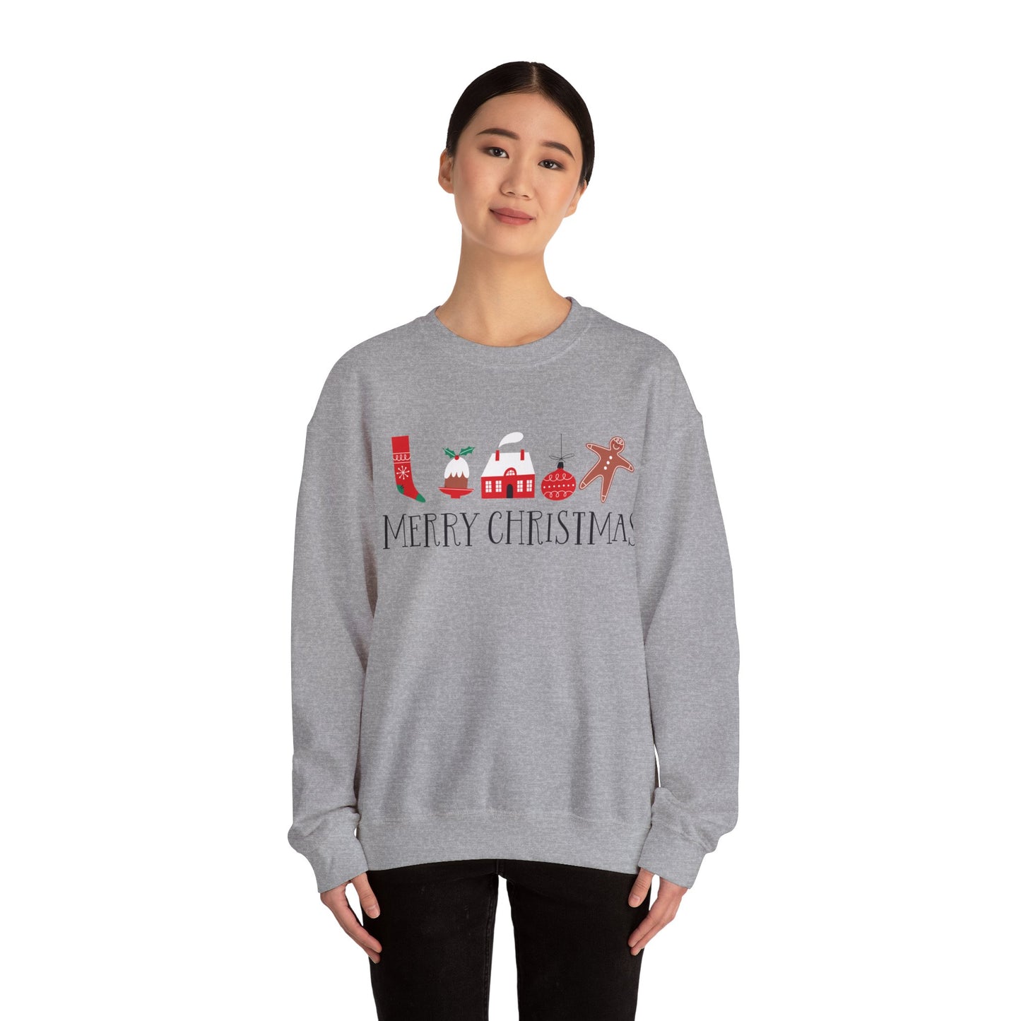 Merry Christmas Unisex Heavy Blend™ Crewneck Sweatshirt