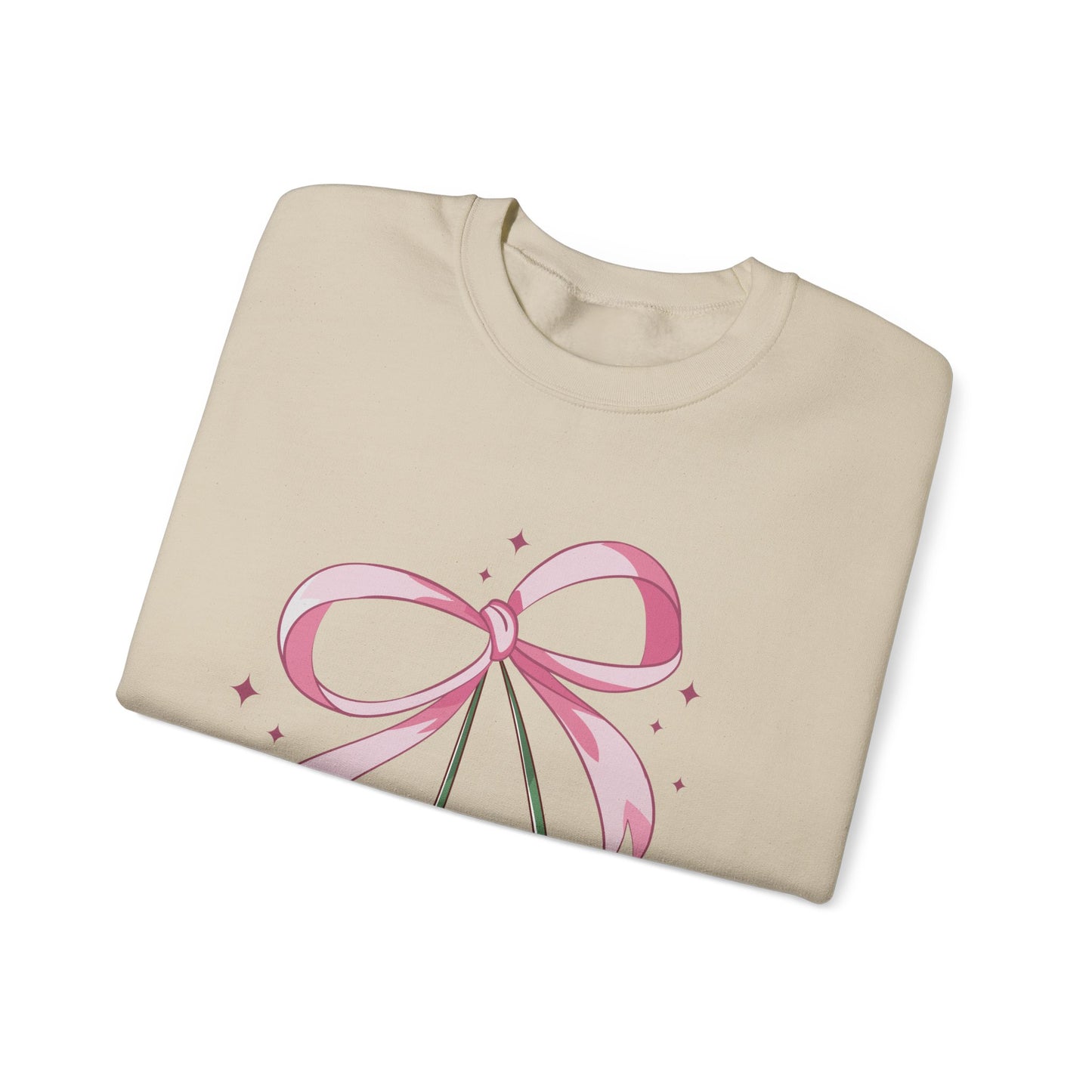 Cute Cherry Bow Unisex Heavy Blend™ Crewneck Sweatshirt