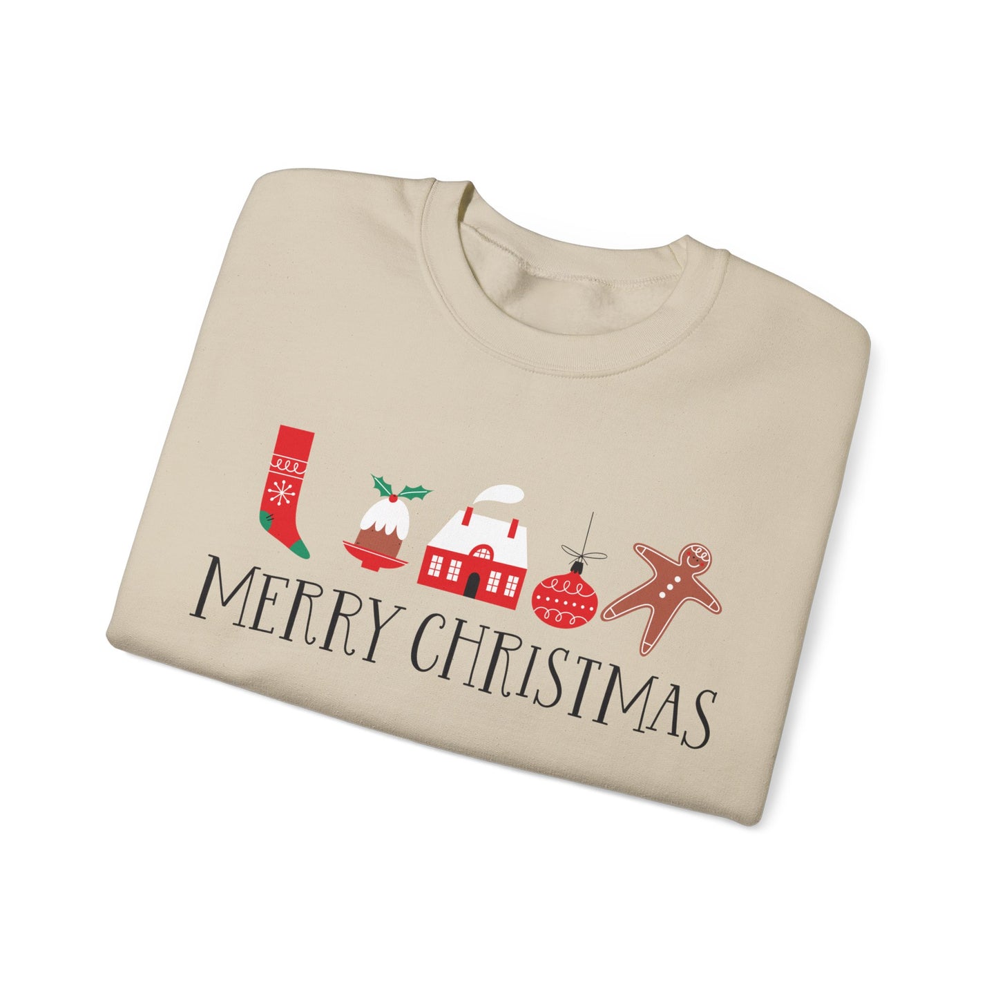 Merry Christmas Unisex Heavy Blend™ Crewneck Sweatshirt