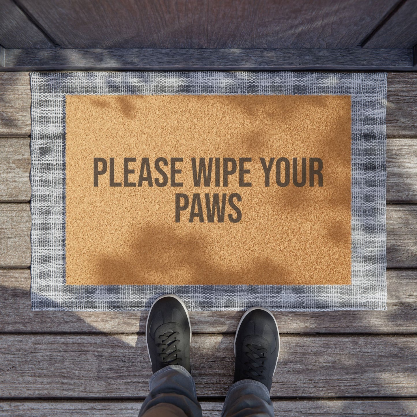 Please wipe your paws Doormat