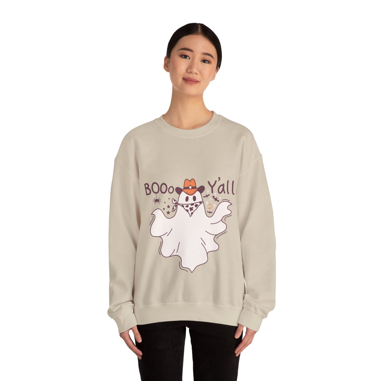 Booo Yall' Unisex Heavy Blend™ Crewneck Sweatshirt