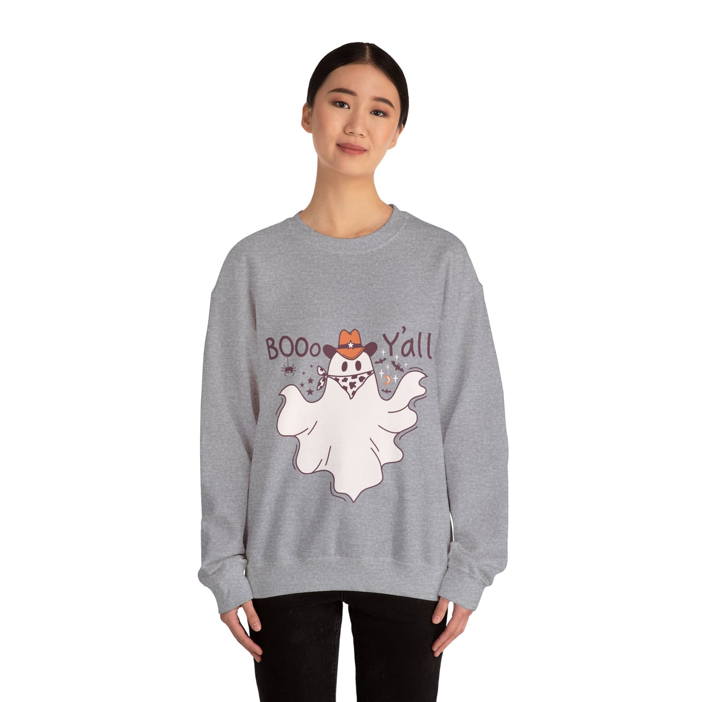 Booo Yall' Unisex Heavy Blend™ Crewneck Sweatshirt