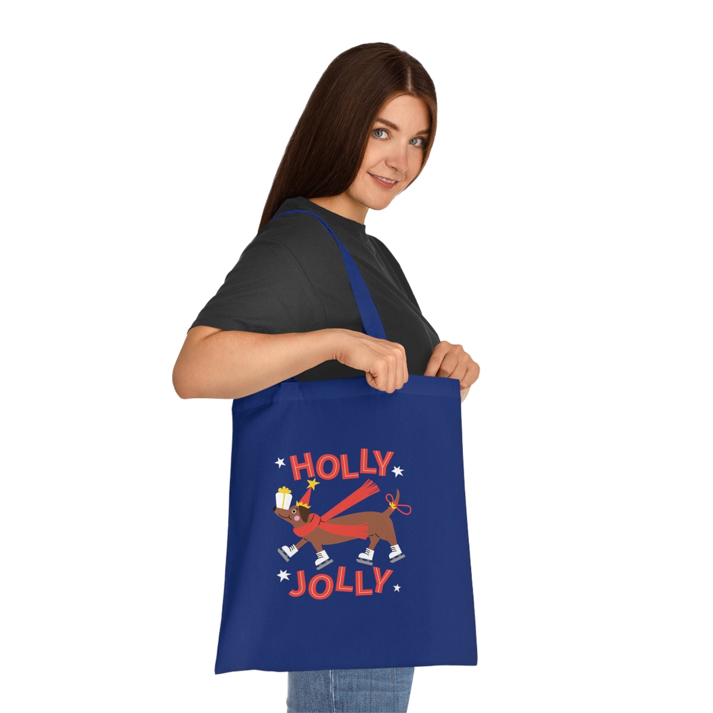 Holly Jolly Cotton Tote