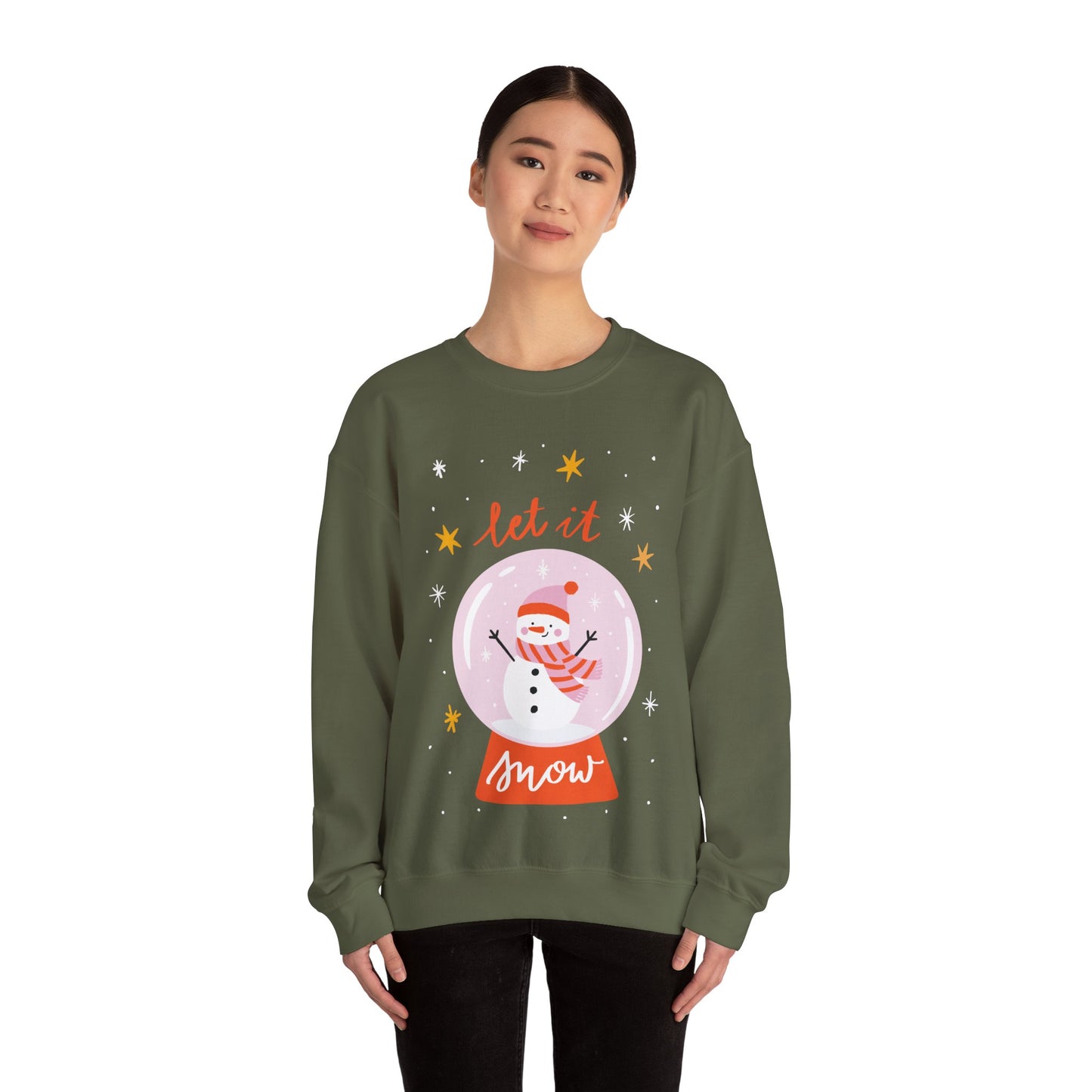 Let it snow  Unisex Heavy Blend™ Crewneck Sweatshirt