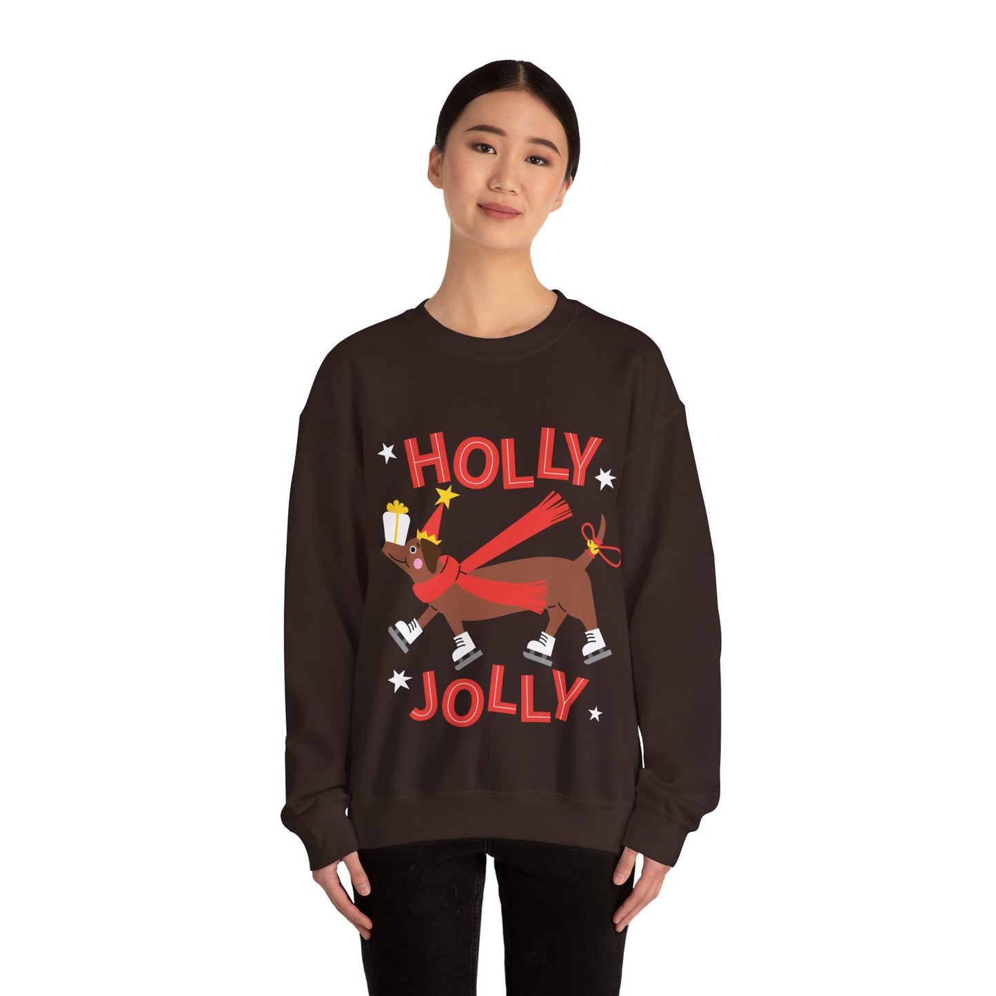 Holly Jolly Unisex Heavy Blend™ Crewneck Sweatshirt