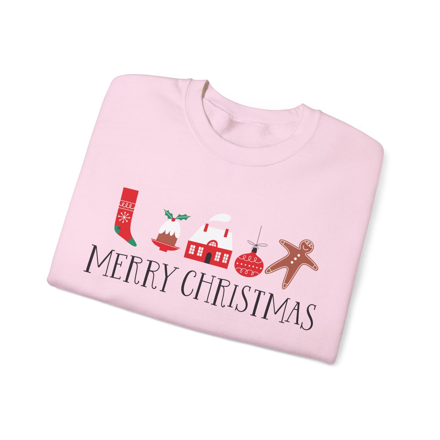 Merry Christmas Unisex Heavy Blend™ Crewneck Sweatshirt