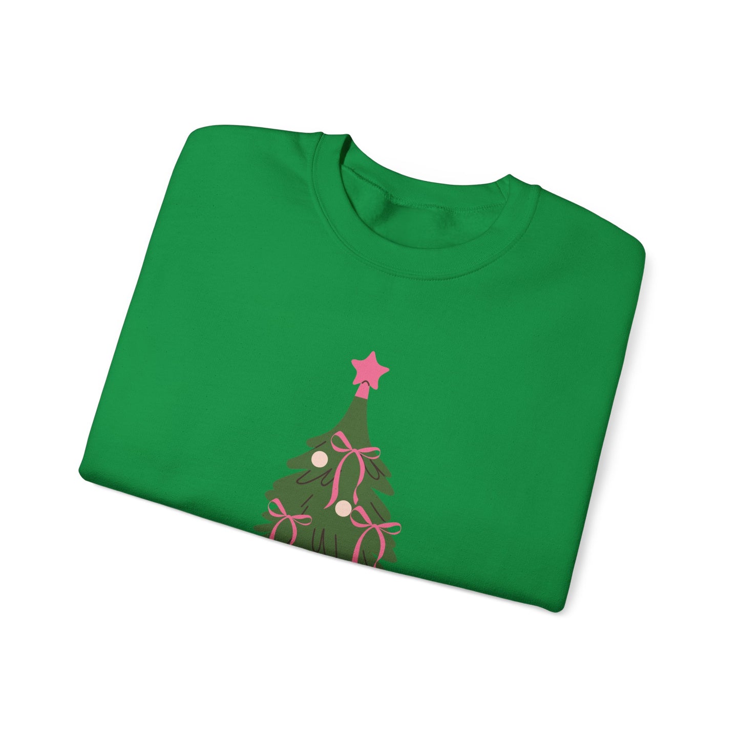 Bow Christmas Tree Unisex Heavy Blend™ Crewneck Sweatshirt