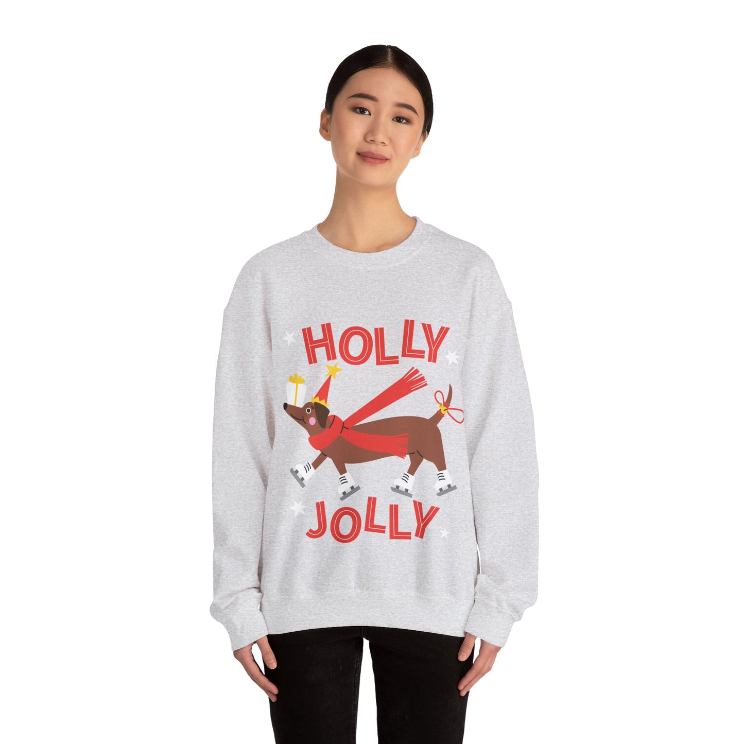 Holly Jolly Unisex Heavy Blend™ Crewneck Sweatshirt