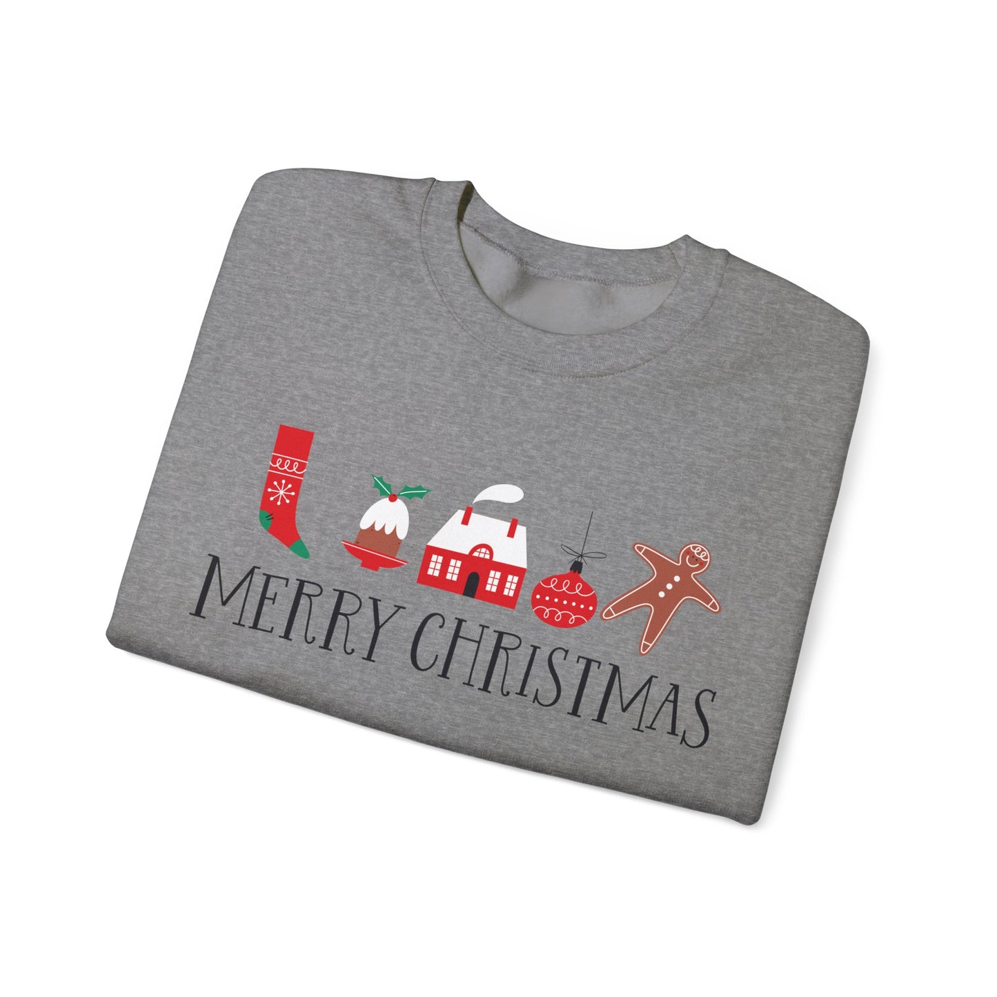 Merry Christmas Unisex Heavy Blend™ Crewneck Sweatshirt