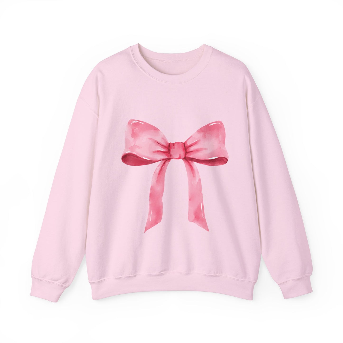 Big pink Bow Unisex Heavy Blend™ Crewneck Sweatshirt