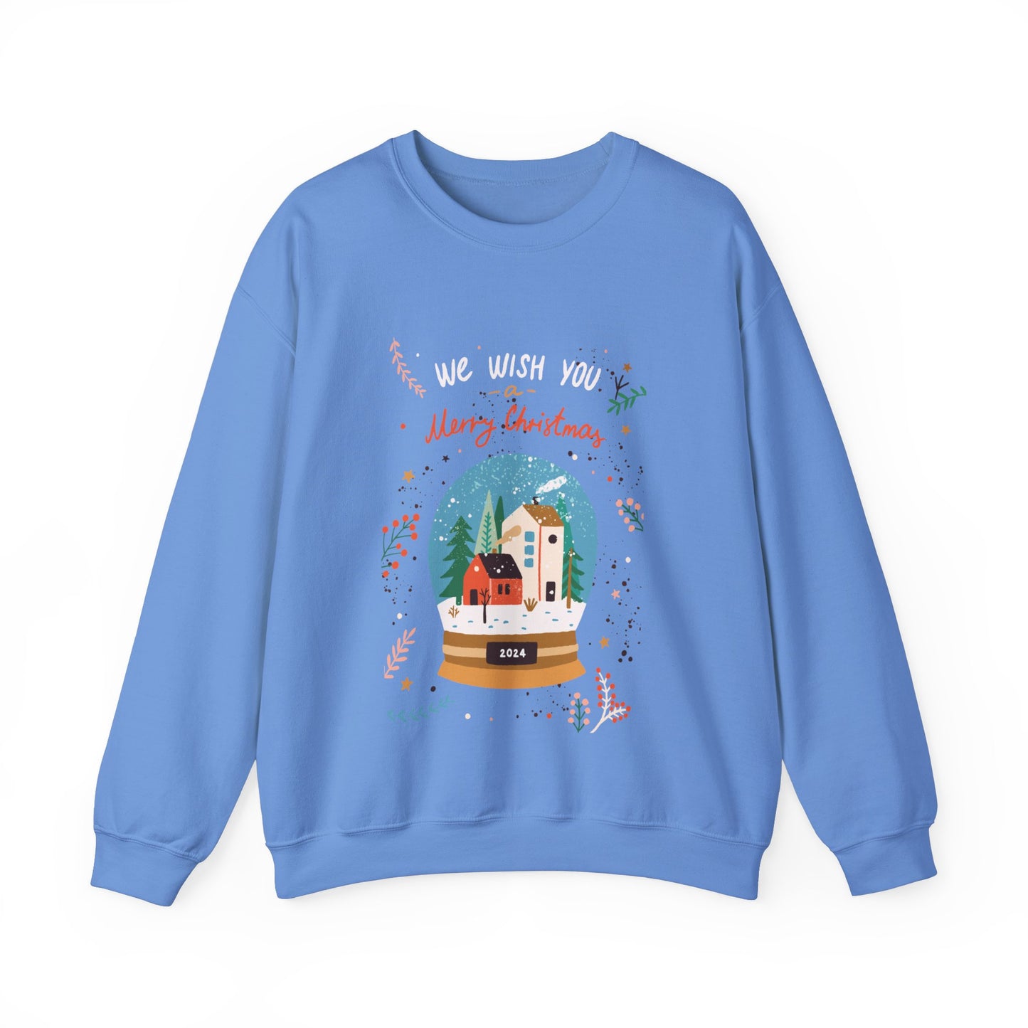 Merry Christmas Snow globe  Unisex Heavy Blend™ Crewneck Sweatshirt