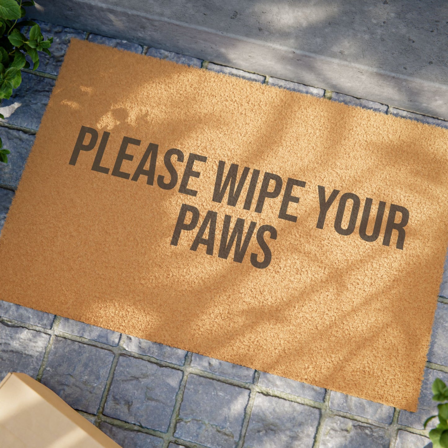 Please wipe your paws Doormat