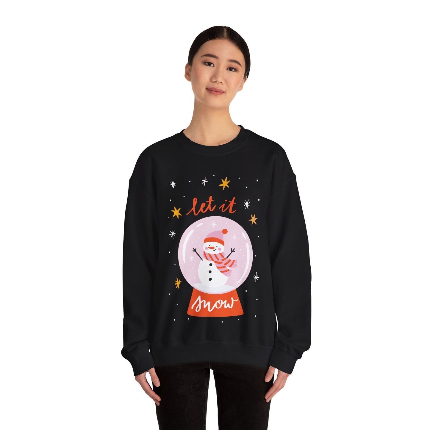 Let it snow  Unisex Heavy Blend™ Crewneck Sweatshirt