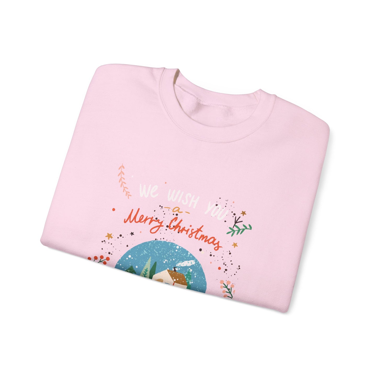 Merry Christmas Snow globe  Unisex Heavy Blend™ Crewneck Sweatshirt