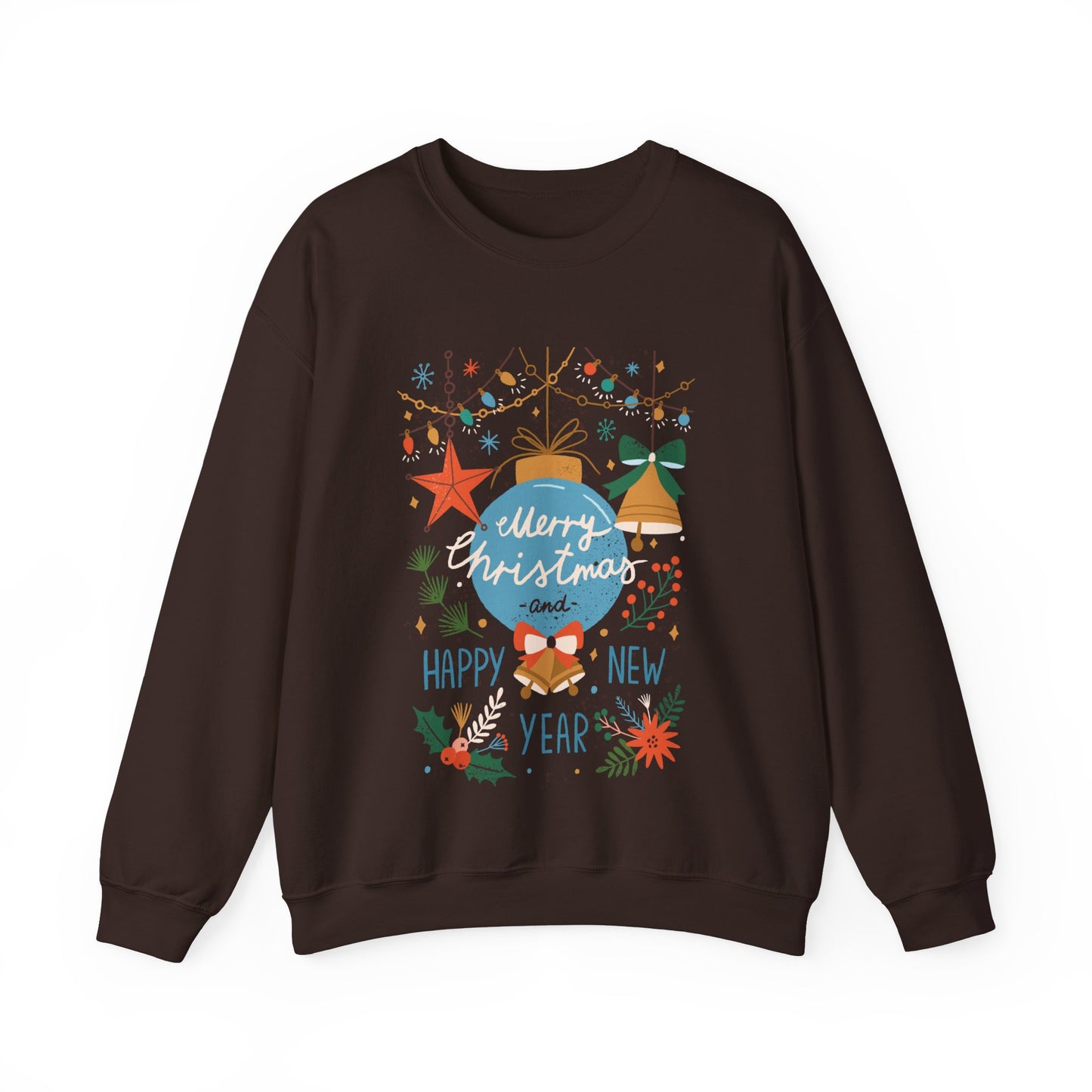 Merry Christmas & happy new year  Unisex Heavy Blend™ Crewneck Sweatshirt