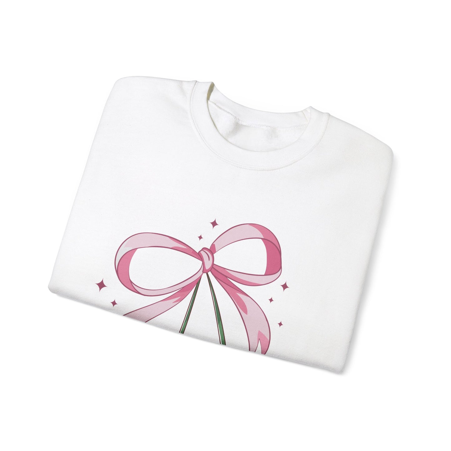 Cute Cherry Bow Unisex Heavy Blend™ Crewneck Sweatshirt