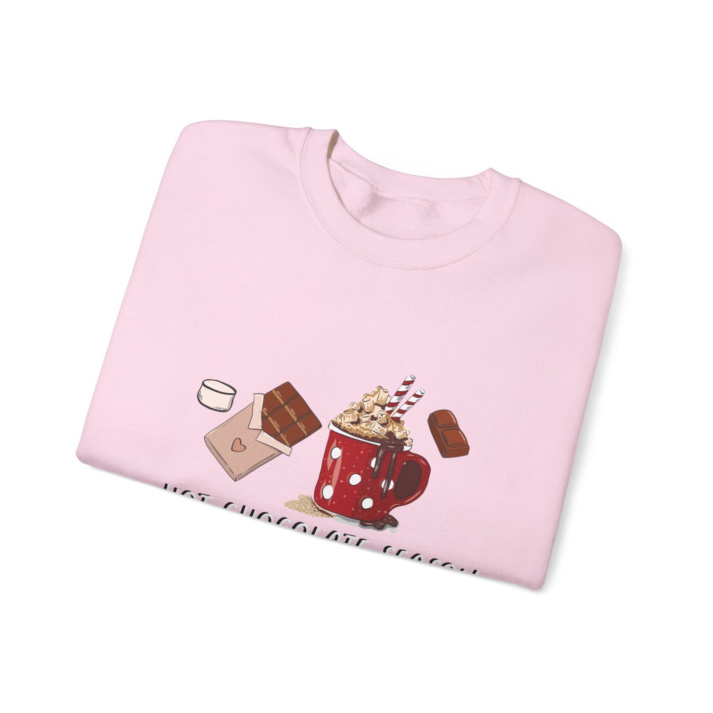 Hot Chocolate Season Unisex Heavy Blend™ Crewneck Sweatshirt