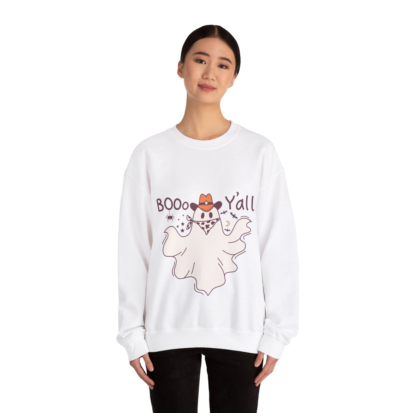 Booo Yall' Unisex Heavy Blend™ Crewneck Sweatshirt