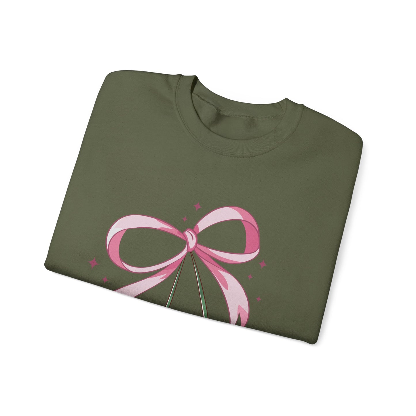 Cute Cherry Bow Unisex Heavy Blend™ Crewneck Sweatshirt