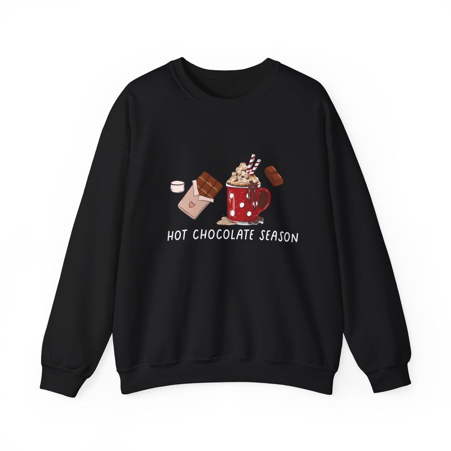 Hot Chocolate Season Unisex Heavy Blend™ Crewneck Sweatshirt